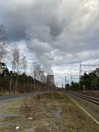 Kühlturm des Kernkraftwerkes Emsland